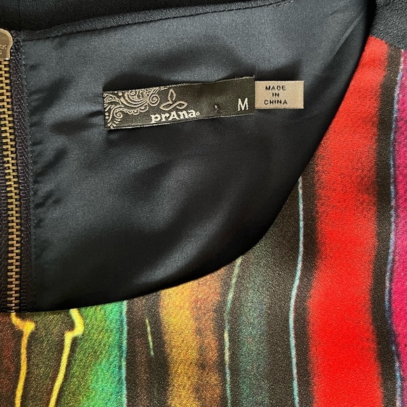 Women Prana Cece Medallion Abstract Lined Shift Dress M Multicolor Art to Wear - Picture 7 of 9